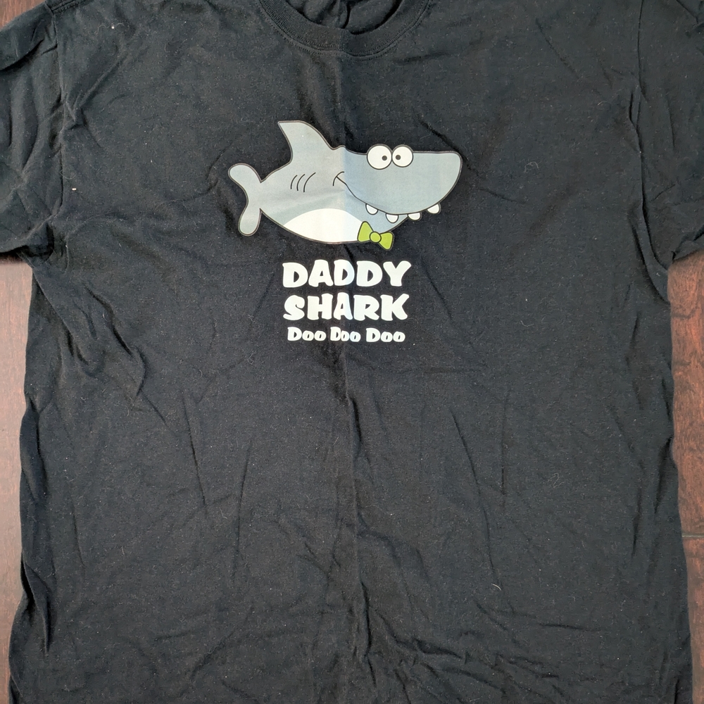 Daddy Shark Pregnancy Announcement Men Shirt